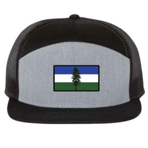 7 Panel Cascadia Flag Hat with Patch
