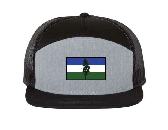 7 Panel Cascadia Flag Hat with Patch