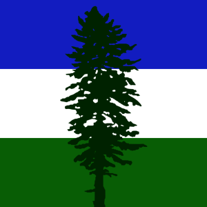 Cascadia Flag 3'x5': MADE IN CASCADIA / Nylon - Outdoor Use