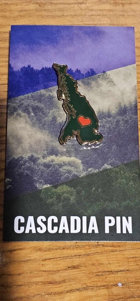 Heart of Cascadia Lapel Pin